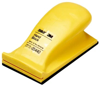 05440 – 3M Sander, Used For Surface Finishing And Sanding Manually Operated 5 Inch Length x 2-3/4 Inch Width Yellow S...